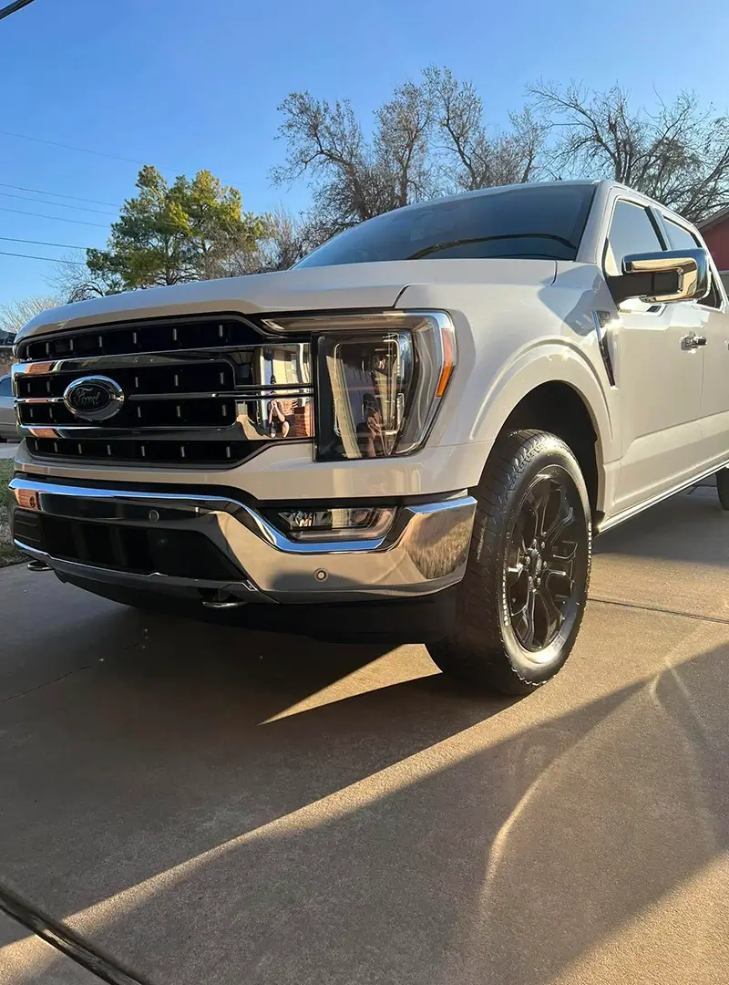 Ford truck after Ceramic Coating in OKC service
